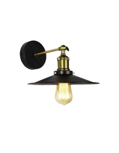 Applique Murale EDM 32100 32100 Noir Métal 60 W E27