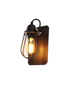 Applique Murale EDM 32101 32101 Noir Métal 60 W E27