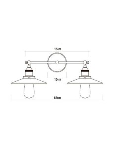 Applique Murale EDM 32109 60 W 2