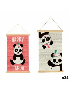 Décoration murale Ours Panda 1 x 54 x 33 cm (24 Unités)