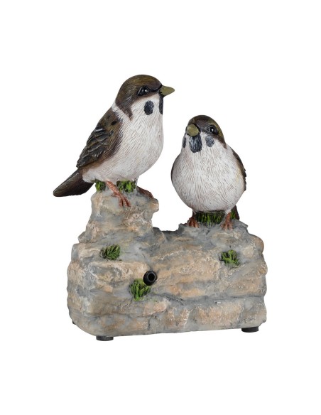 Figure décorative de jardin Progarden avec son Oiseau Figurine Décorative Multicouleur polypropylène