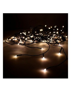 Barrière lumineuse LED EDM 71266 Icicle Easy-Connect 0,72 W Lumière chaude Vert tendre 200 x 50 cm