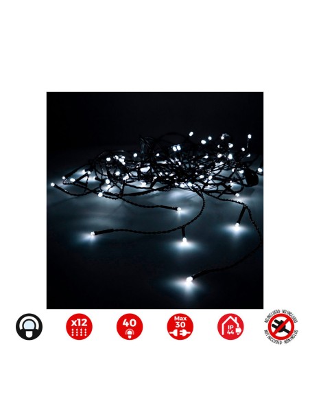 Barrière lumineuse LED EDM 71265 Icicle Easy-Connect 0,72 W 200 x 50 cm