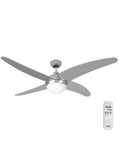 Ventilateur de Plafond avec Lumière EDM 33807 Caspio Argenté 60 W