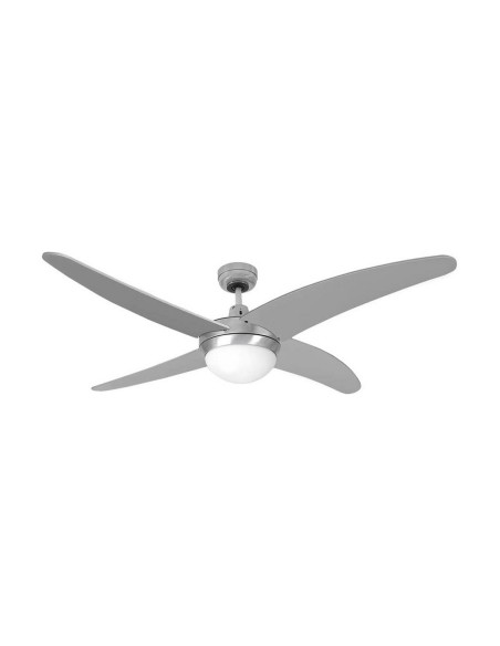 Ventilateur de Plafond avec Lumière EDM 33807 Caspio Argenté 60 W