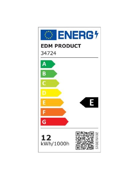 Applique Murale EDM 34724 Blanc Polymère A E 12 W 75 W 1080 lm Extérieur (4000 K)