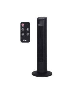 Ventilateur Tour EDM 33504 Noir 60 W