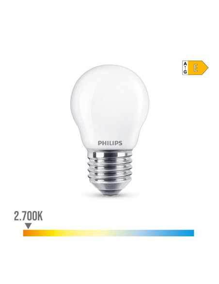 Lampe LED Philips E 6,5 W 60 W E27 806 lm 4,5 x 7,8 cm (2700 K)