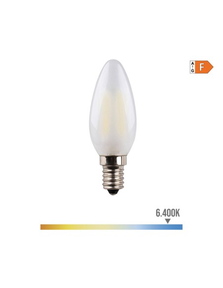 Ampoule LED Bougie EDM 98630 F 30 W 4,5 W 40 W E14 470 lm 3,5 x 9,8 cm (6400 K)