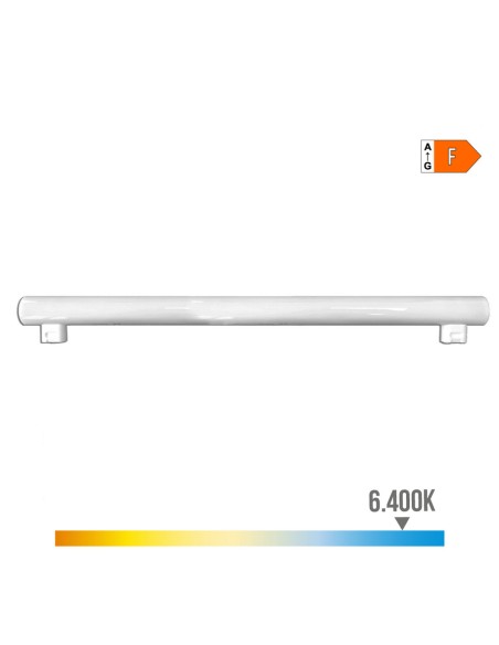 Tube LED EDM 98823 Linestra F 60 W 9 W S14S 700 lm 950 Lm Ø 3 x 50 cm (6400 K)