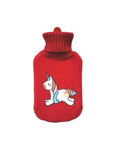 Bouillotte EDM 76778 Rouge Licorne Laine 2 L Plastique
