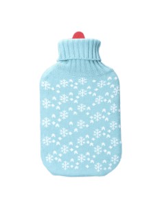 Bouillotte EDM 76771 Bleu Bleu/Blanc Flocons de neige Laine 2 L Plastique 2