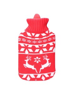 Bouillotte EDM 76770 Rojo/Blanco Laine 2 L Plastique