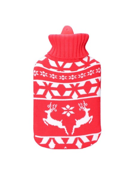 Bouillotte EDM 76770 Rojo/Blanco Laine 2 L Plastique