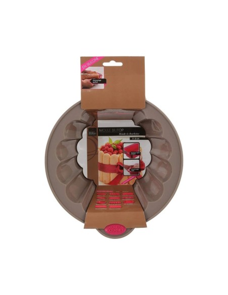 Moule à gâteaux Secret de Gourmet Marron Silicone 22 cm
