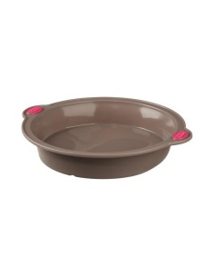 Moule en Silicone avec Poignée Secret de Gourmet Marron Silicone 24 cm