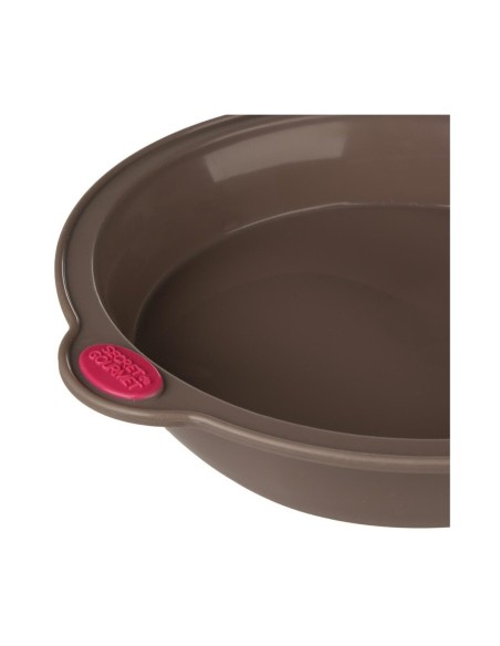Moule en Silicone avec Poignée Secret de Gourmet Marron Silicone 24 cm