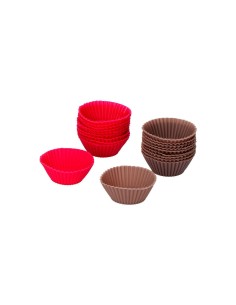 Moules à Muffins Secret de Gourmet Multicouleur 5 cm (6 Pièces)