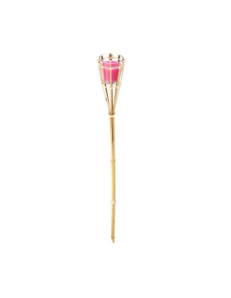 Torche de Jardin Progarden Fonction Anti-Moustique Marron Verre 7,5 x 76 cm