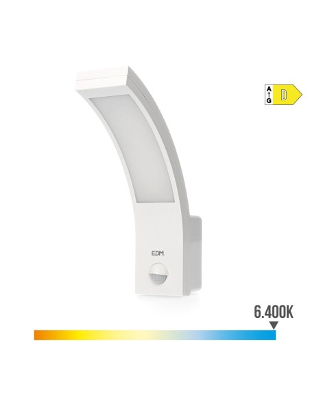 Applique Murale EDM 32536 polypropylène A B 10 W 750 Lm Blanc Extérieur (6400 K)