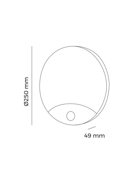 Applique LED EDM 32537 polypropylène E 15 W 13 W 1250 Lm 1850 lm Blanc (4000 K)