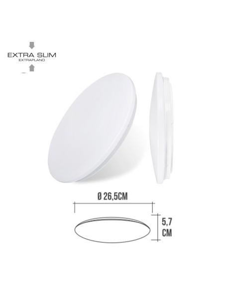 Applique plafond LED EDM 32516 F 12 W 60 W (6500 K)