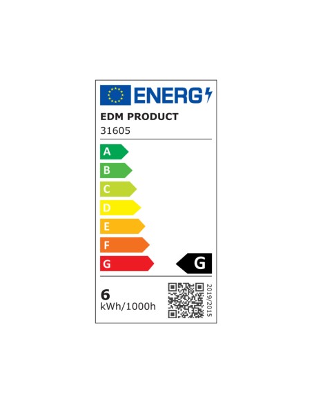 Spot encastré EDM 31605 Downlight A G 6 W 320 Lm (6400 K)