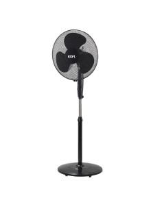 Ventilateur sur Pied EDM Noir 45 W