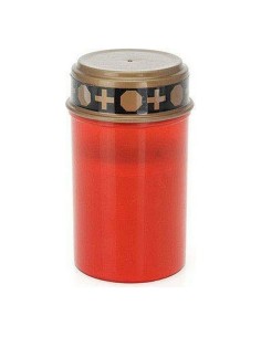 Bougie LED Ø 6,5 x 12 cm Rouge