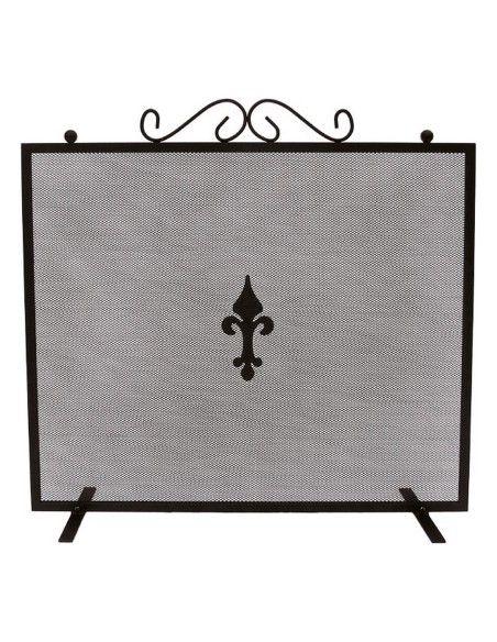 Parre-feu pour cheminée EDM 85756 Noir 67,3 x 0,8 x 61 cm