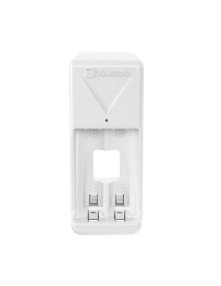 Chargeur de batterie Varta 57656 101 401 Mini 2 Batteries Blanc AA/AAA