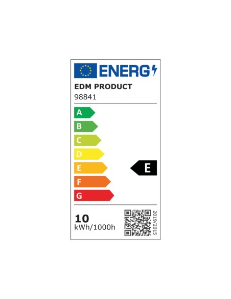 Lampe LED EDM 98841 E 10 W E27 1100 Lm Ø 4 x 10,7 cm Tubulaire (6400 K)