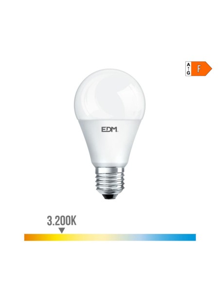Lampe LED EDM 98353 F 165 W 17 W E27 1800 Lm Ø 6,5 x 12,5 cm (3200 K)