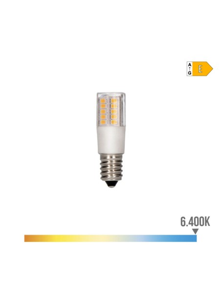 Lampe LED EDM 98893 E 5,5 W 60 W E14 700 lm Ø 1,8 x 5,7 cm Blanc Tubulaire (6400 K)