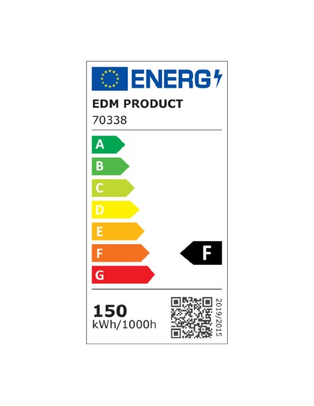 Projecteur LED EDM 70338 Noir F 150 W 1200 Lm 12000 Lm (4000 K)