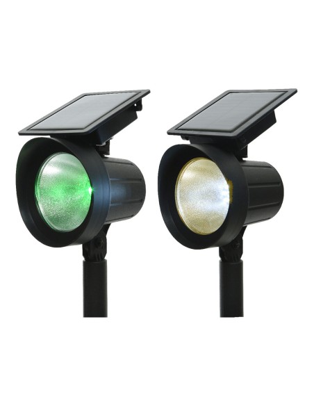 Set de bornes de jardin solaires Lumineo 25 lm 13 x 11 x 42,5 cm Solaire Projecteur LED RGB