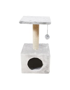 Grattoir pour Chats Nayeco Savanna 60 x 30 x 30 cm Gris clair (60 x 30 x 30 cm)