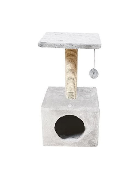 Grattoir pour Chats Nayeco Savanna 60 x 30 x 30 cm Gris clair (60 x 30 x 30 cm)