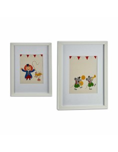 Cadre Cirque Multicouleur Bois 33 x 3 x 43 cm 2
