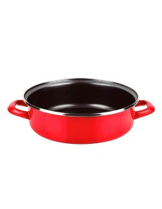 Plat à tarte Fagor Optimax Rouge Acier émaillé Ø 24 cm
