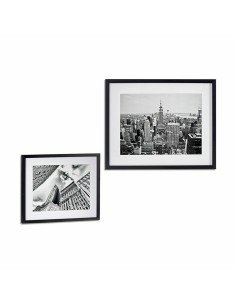 Cadre Bâtiment Bois verre 43 x 3 x 53 cm (6 Unités) 2