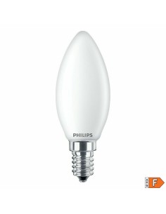 Lampe LED Philips Bougie Blanc F 40 W 4,3 W E14 470 lm 3,5 x 9,7 cm (4000 K) 2