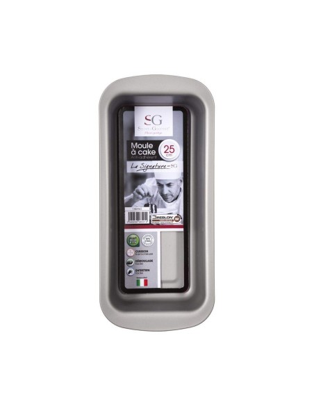 Moule rectangulaire Secret de Gourmet Aluminium Chrome (25 cm)