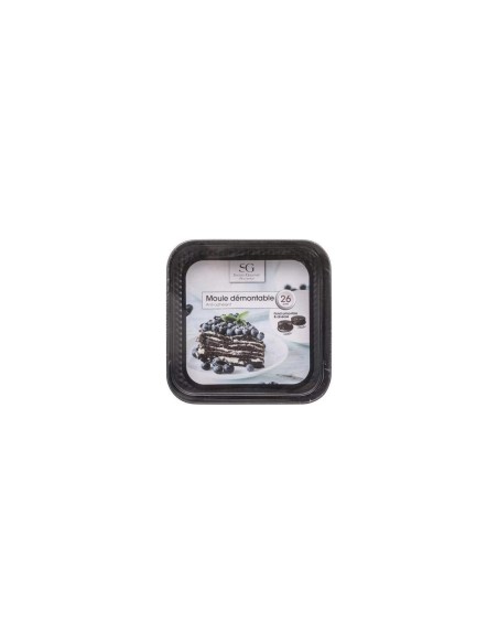 Moule amovible 5five Simply Smart Noir Métal 26 x 26 cm