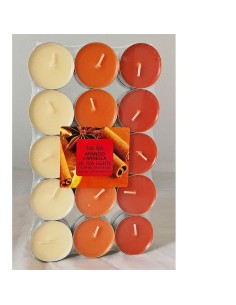 Bougies parfumées Magic Lights Orange Canelle (30 Unités)