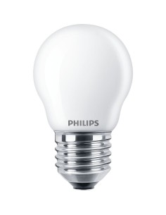 Lampe LED Philips F 40 W 4,3 W E27 470 lm 4,5 x 8,2 cm (2700 K)