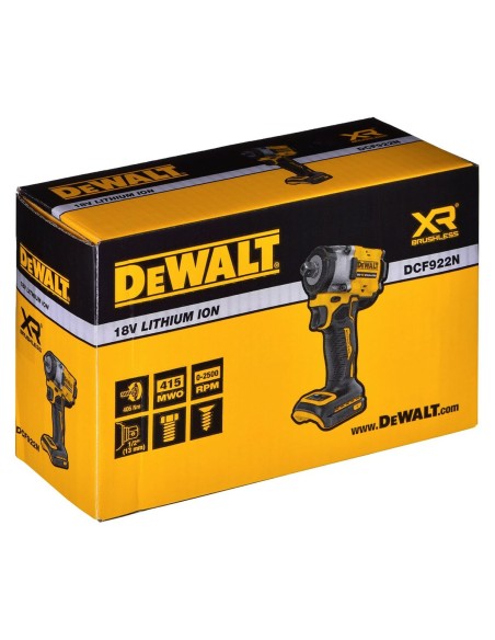 Clé à chocs pneumatiques Dewalt DCF922N 18 V 406 Nm 610 Nm