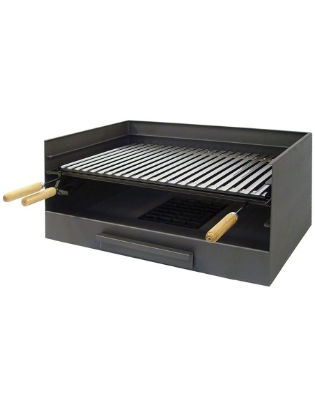 Barbecue Imex el Zorro Bureau Grill Charbon Noir Acier inoxydable 61 x 40 x 32 cm