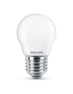 Lampe LED Philips Sphèrique E 6,5 W E27 806 lm 4,5 x 7,8 cm (4000 K)
