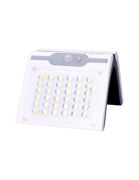 Applique LED EDM 31846 Blanc 2 W 220 lm Solaire Capteur de Mouvement (6500 K)